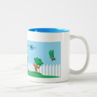 Bicolor Taza al aire libre de los poderes de TurfMutt