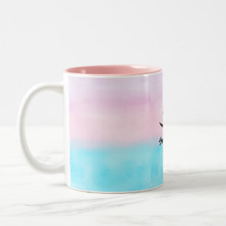 Bicolor Taza Alegre para Vibraciones Positivas Diarias