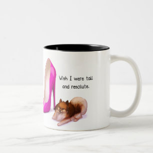 Bicolor Taza alta y resuelta