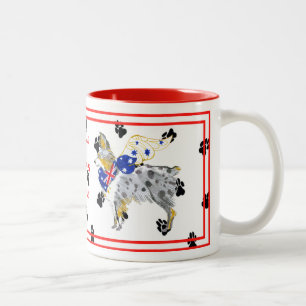 Bicolor Taza amor de Tilly" de los ángeles de Gulliver del