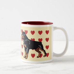Bicolor Taza - amor Rottweilers de I