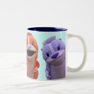 Bicolor Taza animal linda estupenda