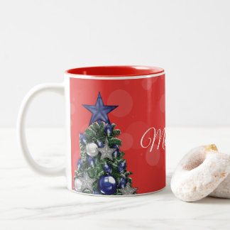 Bicolor Taza - árbol de Navidad