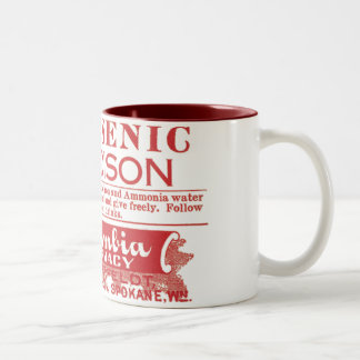 Bicolor Taza arsénica del veneno