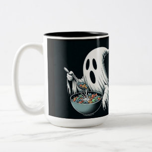 Bicolor Taza Asesina de Cereal Fantasma Personalizada