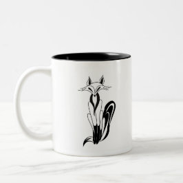 Bicolor Taza astuta del Fox