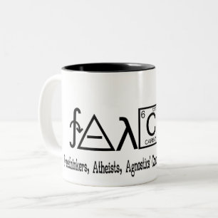 Bicolor Taza atea del coffe del grupo de FAACT