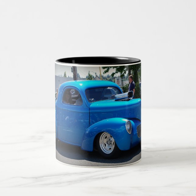 Bicolor Taza azul de Willys (Centro)