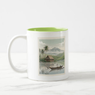 Bicolor Taza Banaue Arroz Terrazas Mayon Filipinas