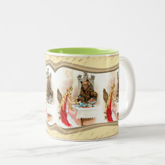 Bicolor Taza Belleza en Rosa y la Bestia