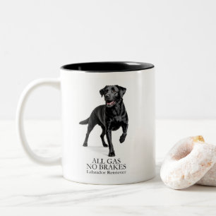 Bicolor Taza Black Lab Todo Gasolina Sin Frenos