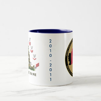 Bicolor Taza blanca de PRT 2010-2010