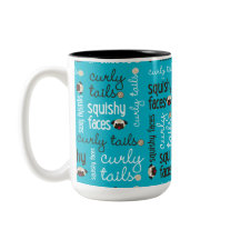 Taza blanda del tono del barro amasado dos de las