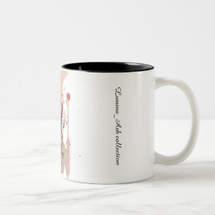 Bicolor Taza Blush Bloom _ Rosa