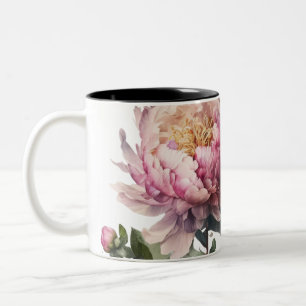 Bicolor Taza Blush Bloom - Un Susurro de Calma de Lumina &