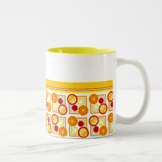 Bicolor Taza brillante del color