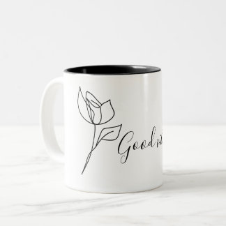 Bicolor Taza "Buenas Vibraciones" Rosa