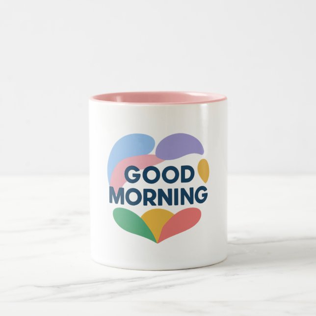 Bicolor Taza - Buenos días (Centro)