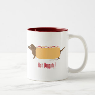 Bicolor Taza caliente de Diggity