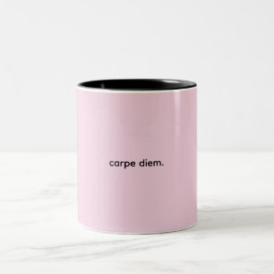 Bicolor Taza Carpe Diem