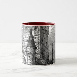 Bicolor Taza Castillo Medieval