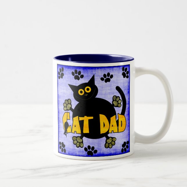 Bicolor taza catdad10 (Derecha)