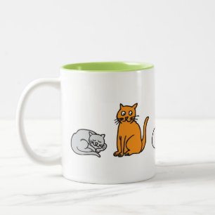 Bicolor Taza CATS