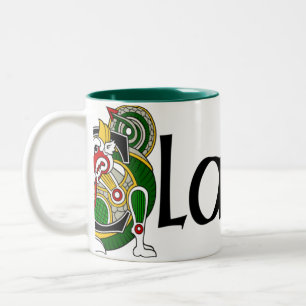 Bicolor Taza céltica del dragón de Clancy