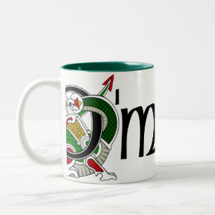 Bicolor Taza céltica del dragón de O'Malley