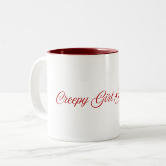Bicolor Taza "Chica espeluznante" de Halloween