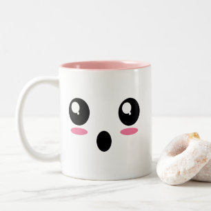 Bicolor Taza "chocada" de la emoji