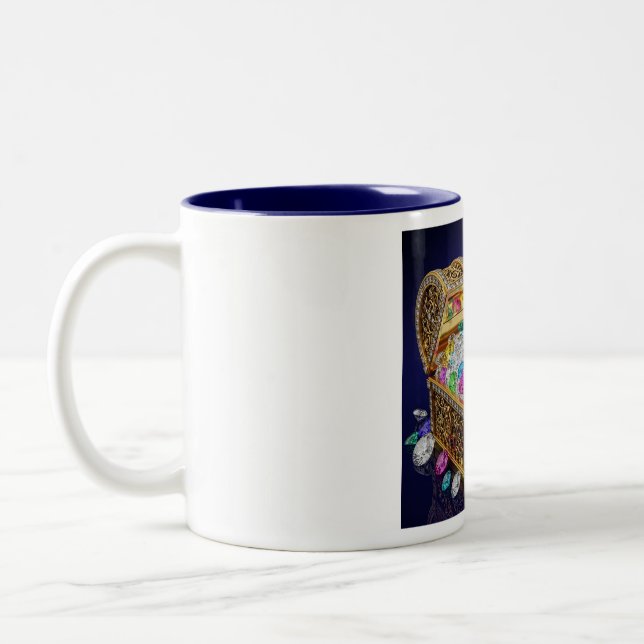 Bicolor Taza Cofre del Tesoro (Izquierda)