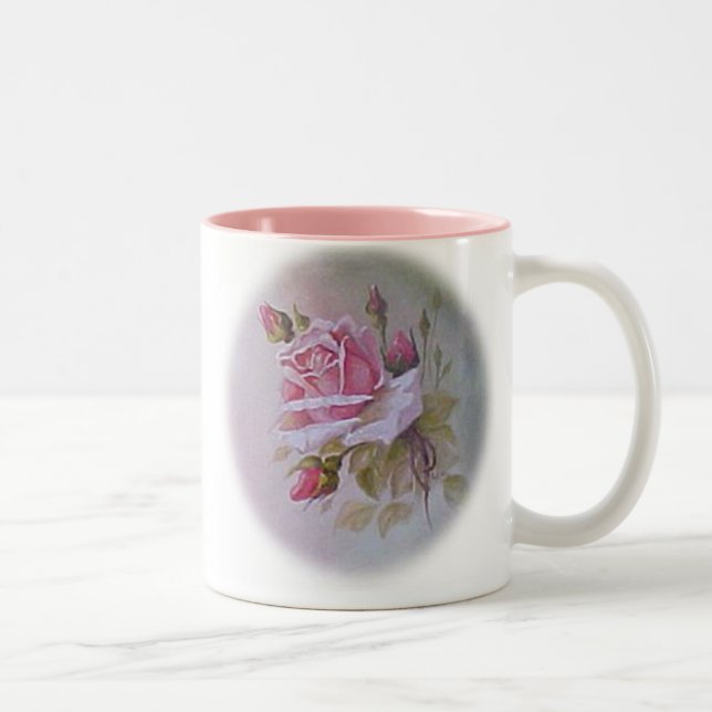 Bicolor Taza color de rosa (Derecha)