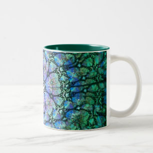 Bicolor Taza colorida #1 del caleidoscopio