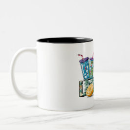 Bicolor Taza Colorida Tropical Bebida Tropical Vamos a Car