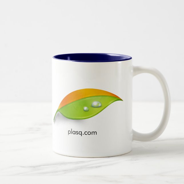 Bicolor Taza cómica del Dos-Tono de la vida (Derecha)