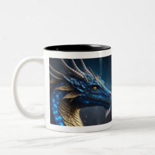 Bicolor taza con banner de DJ AYLA