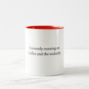 Bicolor Taza con cita divertida de enfermera