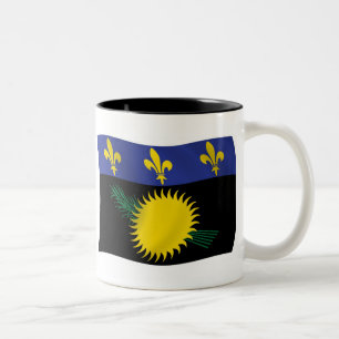 Bicolor Taza con la bandera de Guadalupe