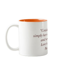 Taza con la cita de Paulo Coelho