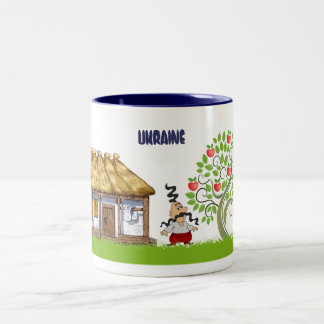 Bicolor Taza con los cossacks ucranianos
