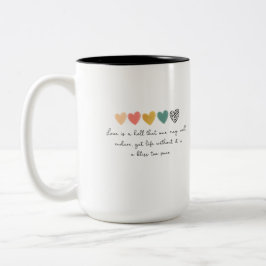 BICOLOR TAZA CON PALABRAS SIMPLES Y HERMOSAS