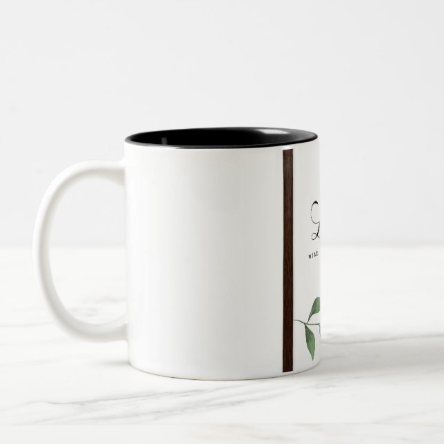 Bicolor taza con verso (Izquierda)