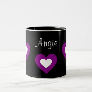 Bicolor Taza conocida adaptable de la tarjeta del día de