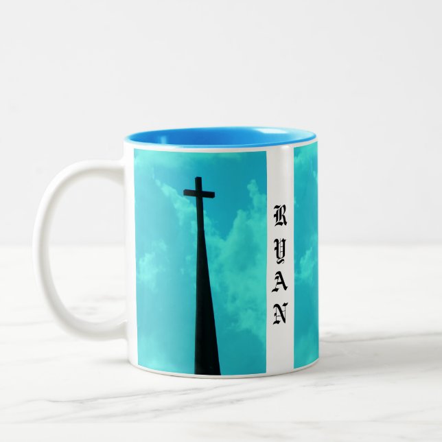 Bicolor Taza CONOCIDA CRUZADA (Izquierda)