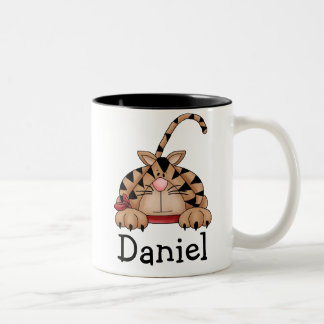 Bicolor Taza conocida de Personizable de los gatos del