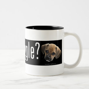 Bicolor Taza conseguida de Puggle