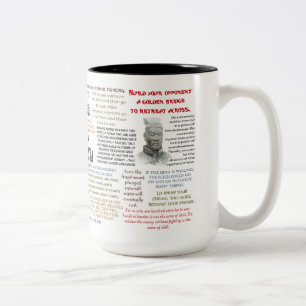 Bicolor Taza cotizable de Sun Tzu