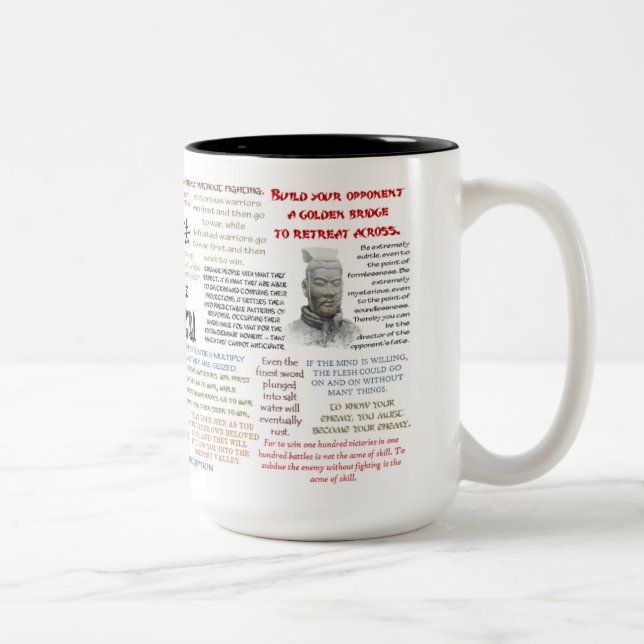 Bicolor Taza cotizable de Sun Tzu (Derecha)