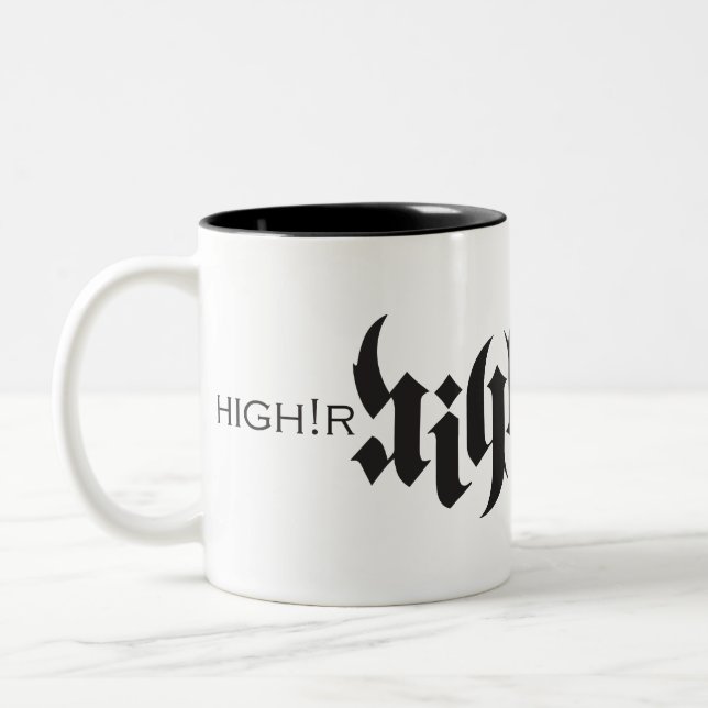 Bicolor Taza creativa 11oz de High'r (Izquierda)